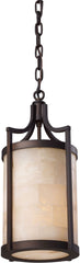 Spanish Mosaic 1 Light Pendant In Aged Bronze