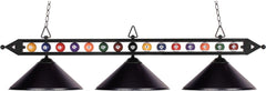 Designer Classics 3 Light Billiard In Matte Black