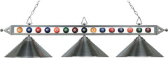 Designer Classics 3 Light Billiard In Satin Nickel
