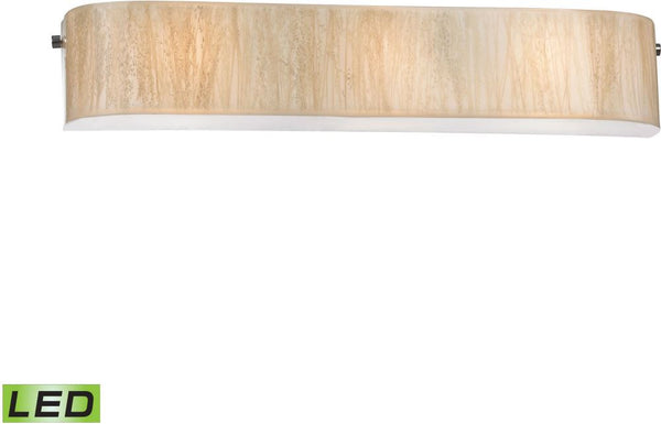 Modern Organics 3 Light Led Vanity In Polished Chrome