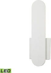 Feather Petite Led Wall Sconce In White