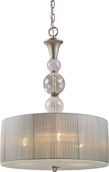 Alexis 3 Light Pendant In Antique Silver