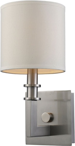 Seven Springs 1 Light Wall Sconce In Satin Nickel