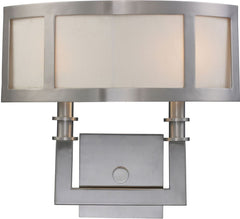 Seven Springs 2 Light Wall Sconce In Satin Nickel