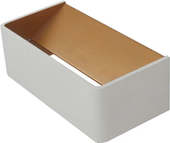 Mason Led 2 Light Sconce In White and Gold With Gold Interior Reflector