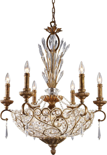 Senecal 12 Light Chandelier In Spanish Bronze