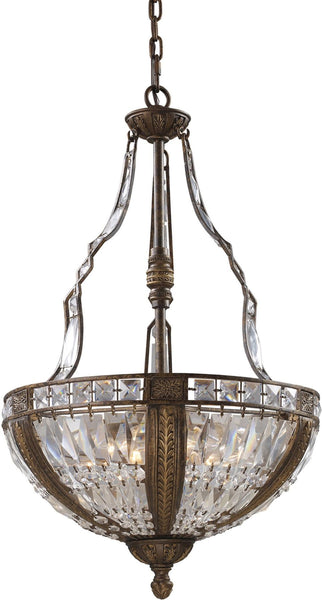 Millwood 6 Light Pendant In Antique Bronze