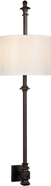 Torch Sconces 2 Light Wall Sconce In Oil Rubbed Bronze