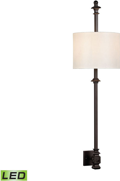 Torch Sconces 2 Light Led Wall Sconce In Oil Rubbed Bronze