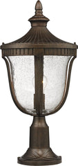 Worthington 1 Light Outdoor Post Lamp In Hazlenut Bronze