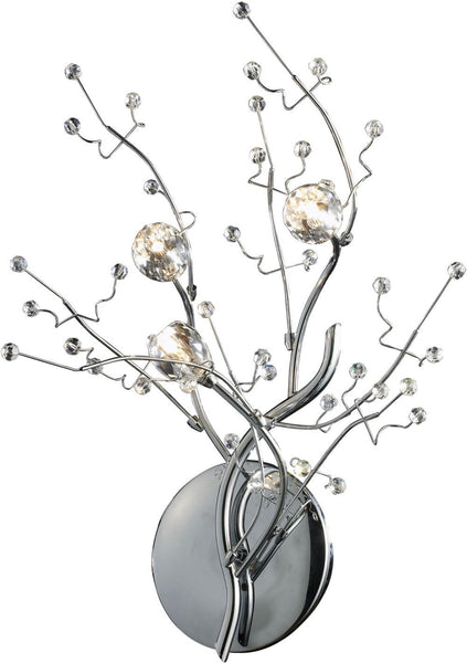 Viviana 3 Light Wall Sconce In Polished Chrome