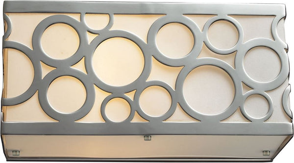 Retrovia 1 Light Vanity In Polished Nickel
