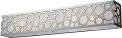 Retrovia 4 Light Vanity In Polished Nickel