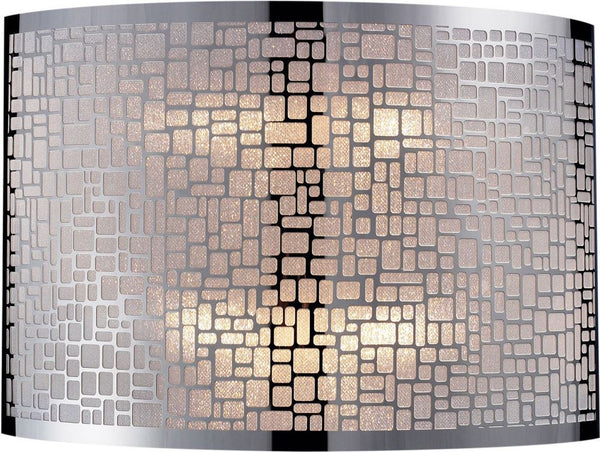 Medina 2 Light Wall Sconce In Polished Stainless Steel