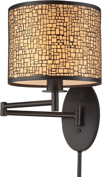 Medina 1 Light Swingarm In Aged Bronze
