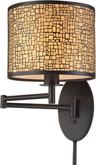 Medina 1 Light Swingarm In Aged Bronze