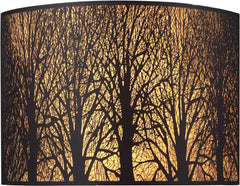 Woodland Sunrise 2 Light Wall Sconce In Aged Bronze