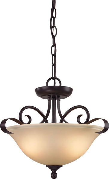 Brighton 2 Light Convertible In Oil Rubbed Bronze