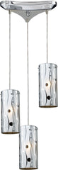Chromia 3 Light Pendant In Polished Chrome