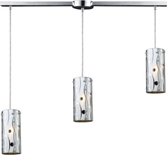 Chromia 3 Light Pendant In Polished Chrome