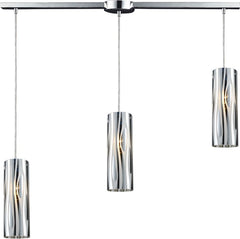 Chromia 3 Light Pendant In Polished Chrome