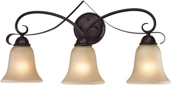 Brighton 3 Light Bath Bar In Oil Rubbed Bronze