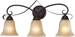 Brighton 3 Light Bath Bar In Oil Rubbed Bronze