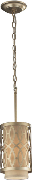 Estonia 1 Light Pendant In Aged Silver