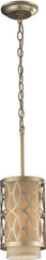 Estonia 1 Light Pendant In Aged Silver