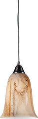 Granite 1 Light Pendant In Satin Nickel