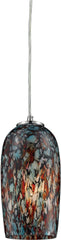 Collage 1 Light Pendant In Satin Nickel