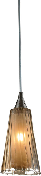 Encapsulate 1 Light Pendant In Satin Nickel