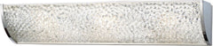 Encased Crystal 3 Light Vanity In Polished Chrome