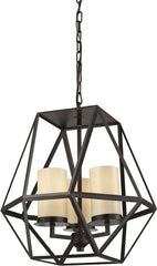 Delaney 3 Light Pendant In Oil Rubbed Bronze