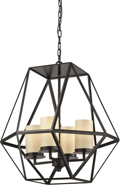 Delaney 4 Light Pendant In Oil Rubbed Bronze