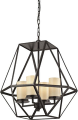 Delaney 4 Light Pendant In Oil Rubbed Bronze