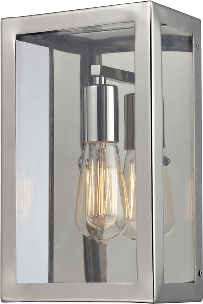 Parameters 1 Light Wall Sconce In Polished Nickel