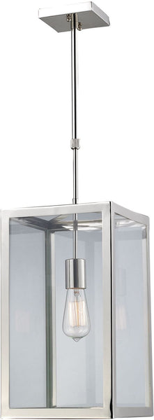 Parameters 1 Light Pendant In Polished Nickel