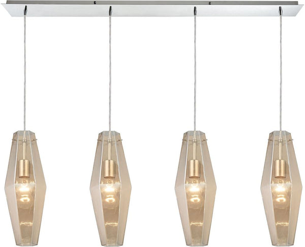 Pelham 4 Light Pendant In Polished Chrome