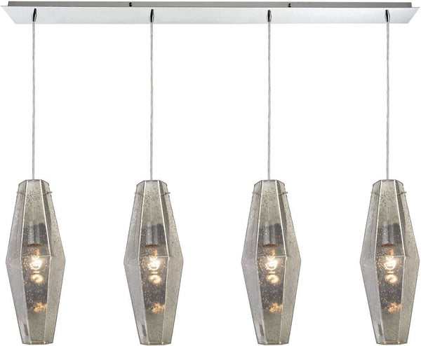 Pelham 4 Light Pendant In Polished Chrome