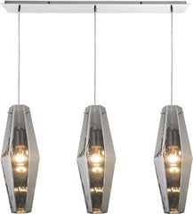 Pelham 3 Light Pendant In Polished Chrome