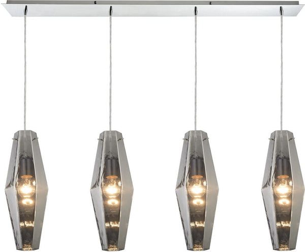 Pelham 4 Light Pendant In Polished Chrome