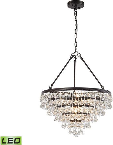 Ramira 6 Light Led Chandelier In Oil Rubbed Bronze
