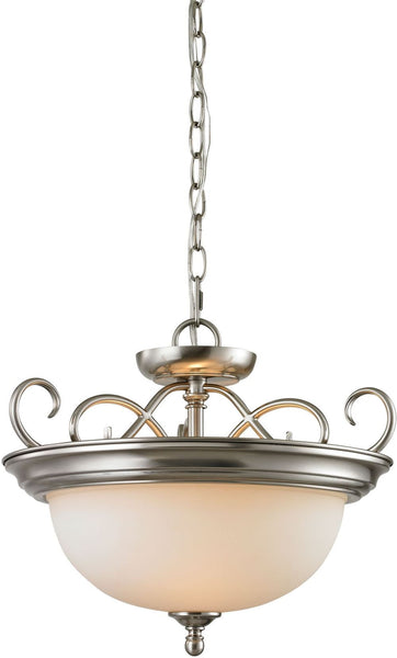 Chatham 2 Light Convertible In Brushed Nickel