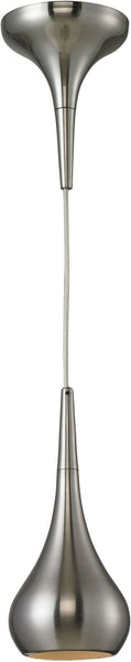 Lindsey 1 Light Pendant In Satin Nickel