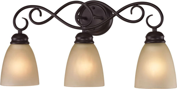 Chatham 3 Light Bath Bar In Oil Rubbed Bronze