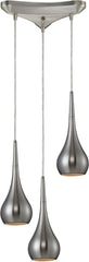 Lindsey 3 Light Pendant In Satin Nickel