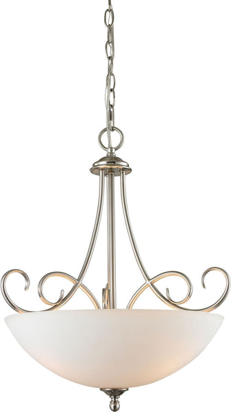 Chatham 3 Light Large Pendant In Brushed Nickel