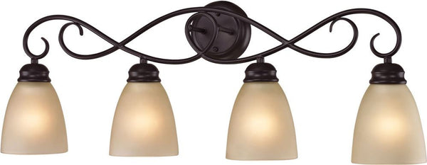 Chatham 4 Light Bath Bar In Oil Rubbed Bronze