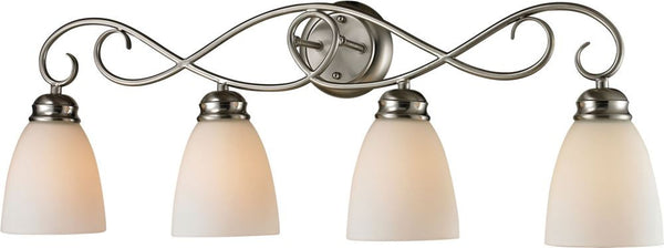 Chatham 4 Light Bath Bar In Brushed Nickel
